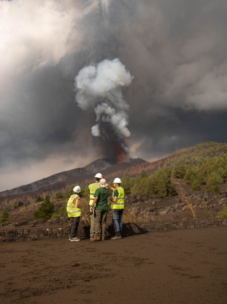 Uso científico de drones en volcanes