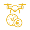 Icono ahorro de tiempo y costes