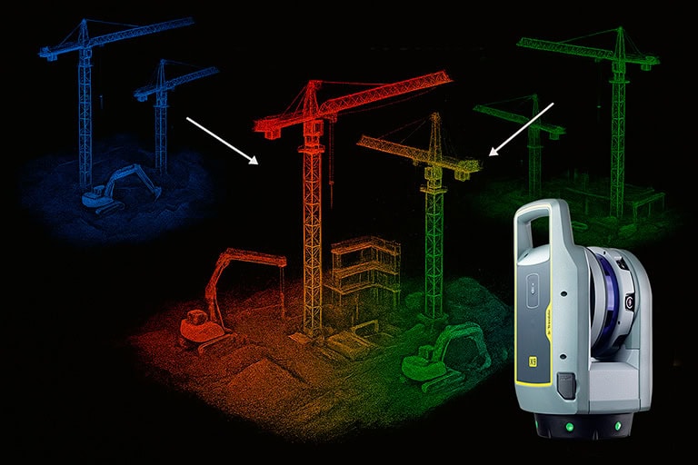 Stitching cloud laser scanner Canarias